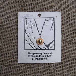 Vintage Bodice Closure Tack Pin